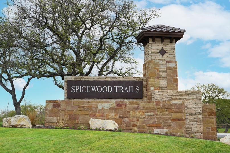 Spicewood Trails monument