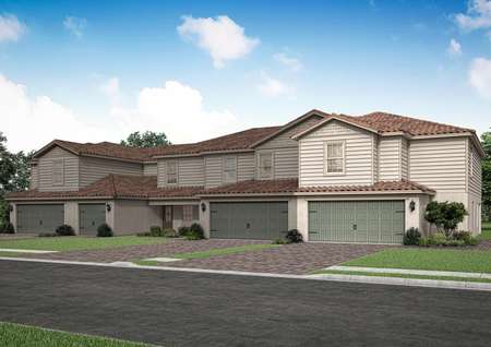 The Glades townhome by LGI Homes