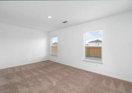 You will love the master bedroom with double windows that allow natural light in. 
