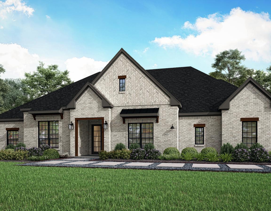 The Stratton is a spacious, single-story home with four bedrooms.
