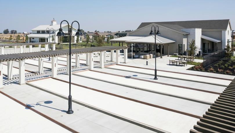 Bocce ball courts at Club Liberty.