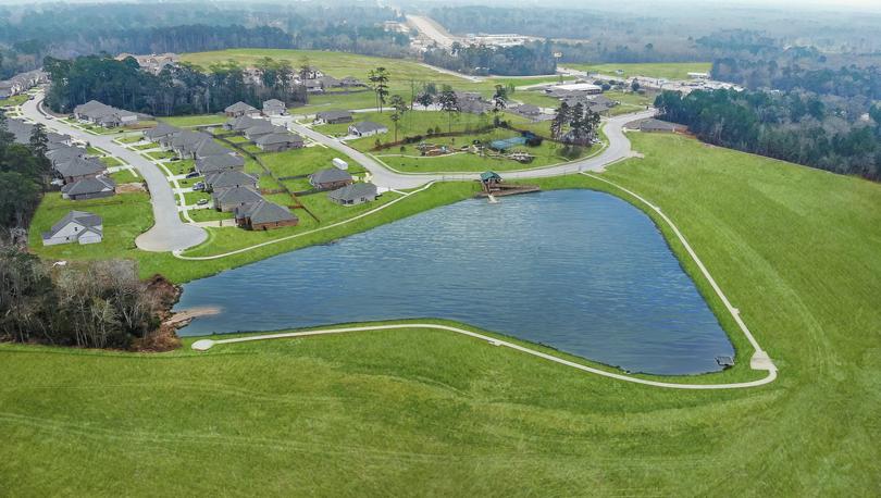 Wedgewood Forest Lake with walking path