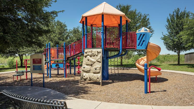 Playground at ShadowGlen in Manor, Texas.