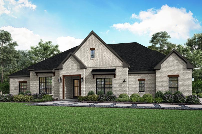 The Stratton is a spacious, single-story home with four bedrooms.