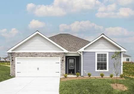 Photo of the front elevation of the Martin plan by LGI Homes.