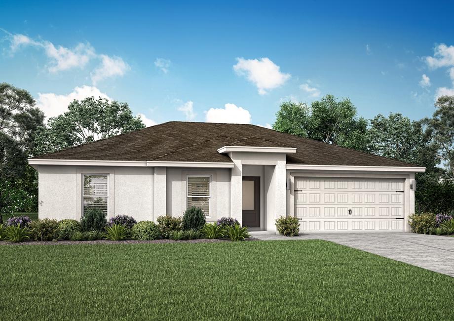 The Vero is a beautiful single story home with front yard landscaping