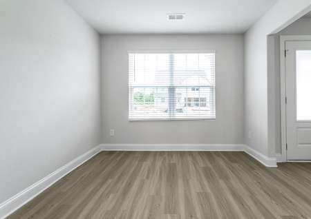 Flex room with vinyl flooring.