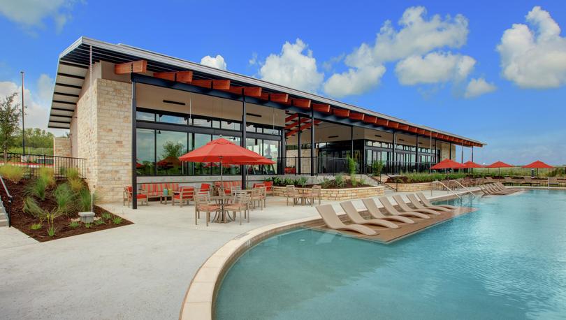 Swimming pool at Whisper Valley.