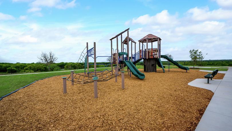 Children's play structure at the community park.