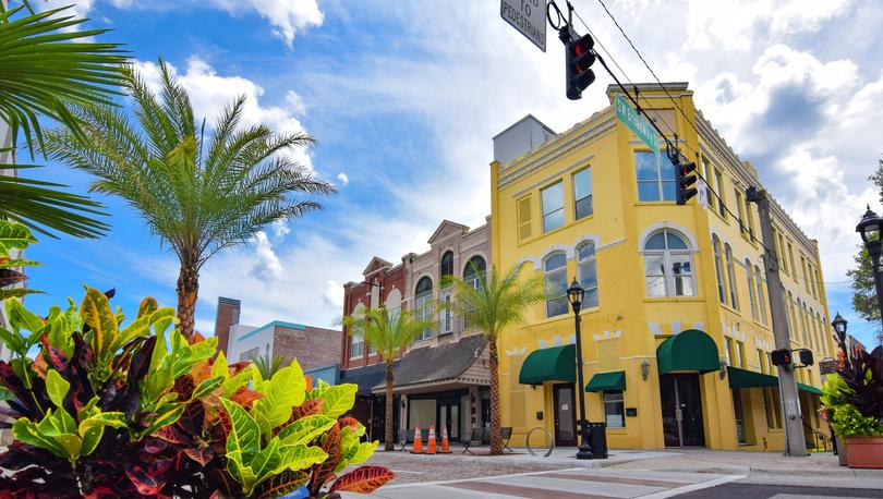 Downtown Street in historic Ocala, Florida