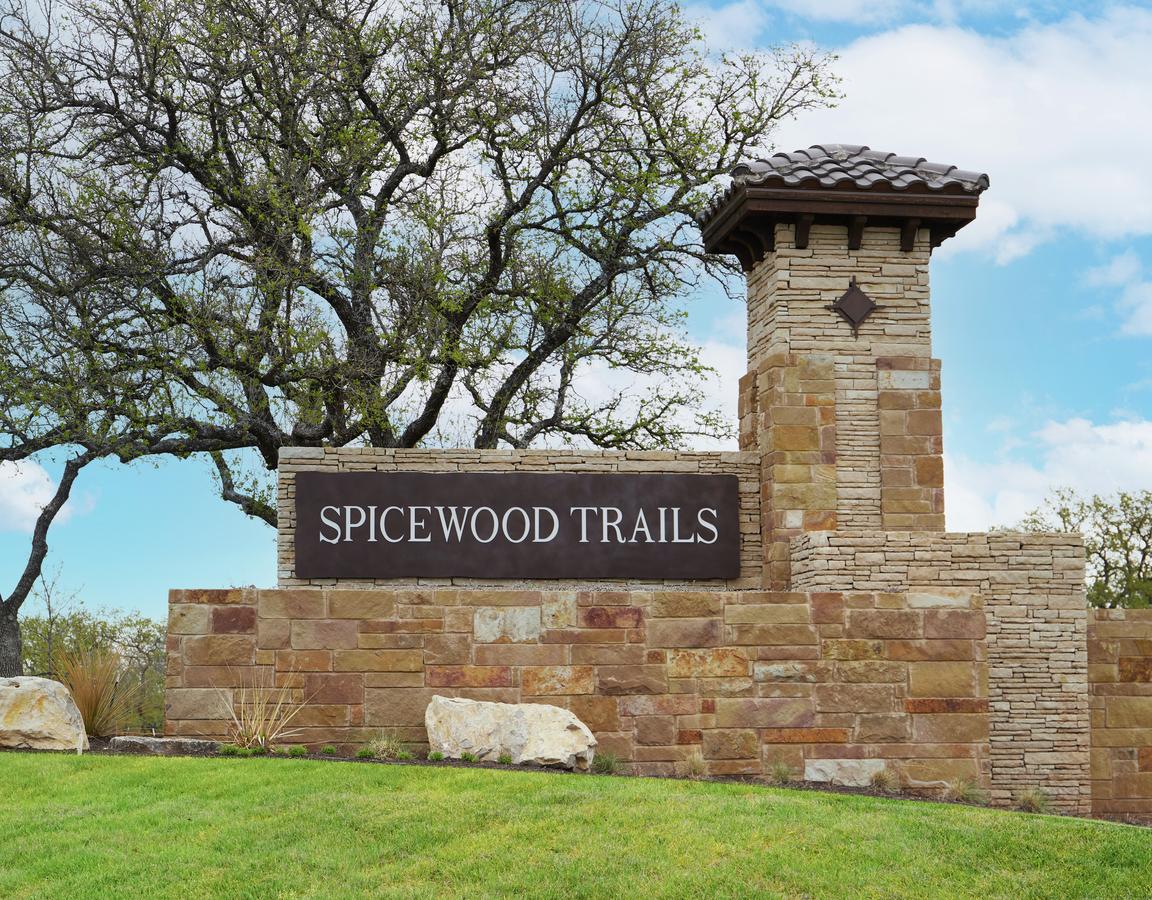 Spicewood Trails monument