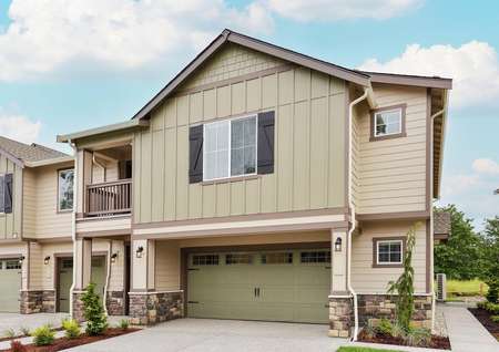 Beautiful two story townhome with siding