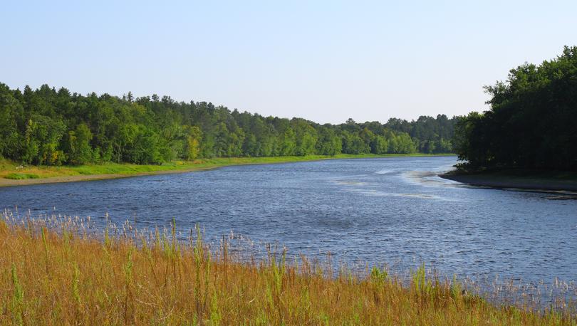 Mississippi River near St Cloud, Minnesota