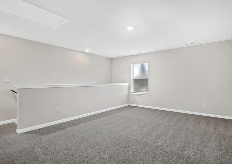 The game room is upstairs.