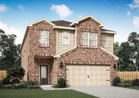 The Yaupon C is beautiful two story home!