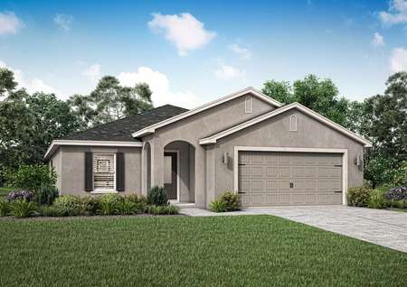 A three-bedroom, new-construction home with included upgrades.