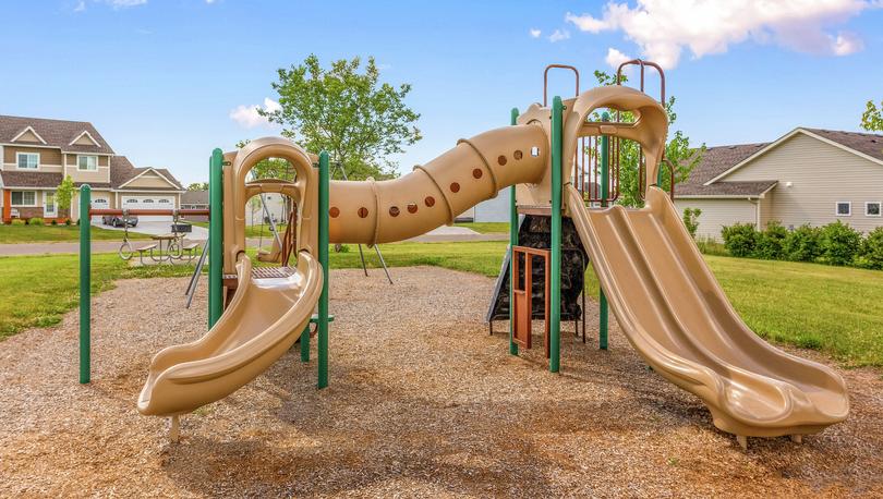 Playground structure at Lake Ridge.