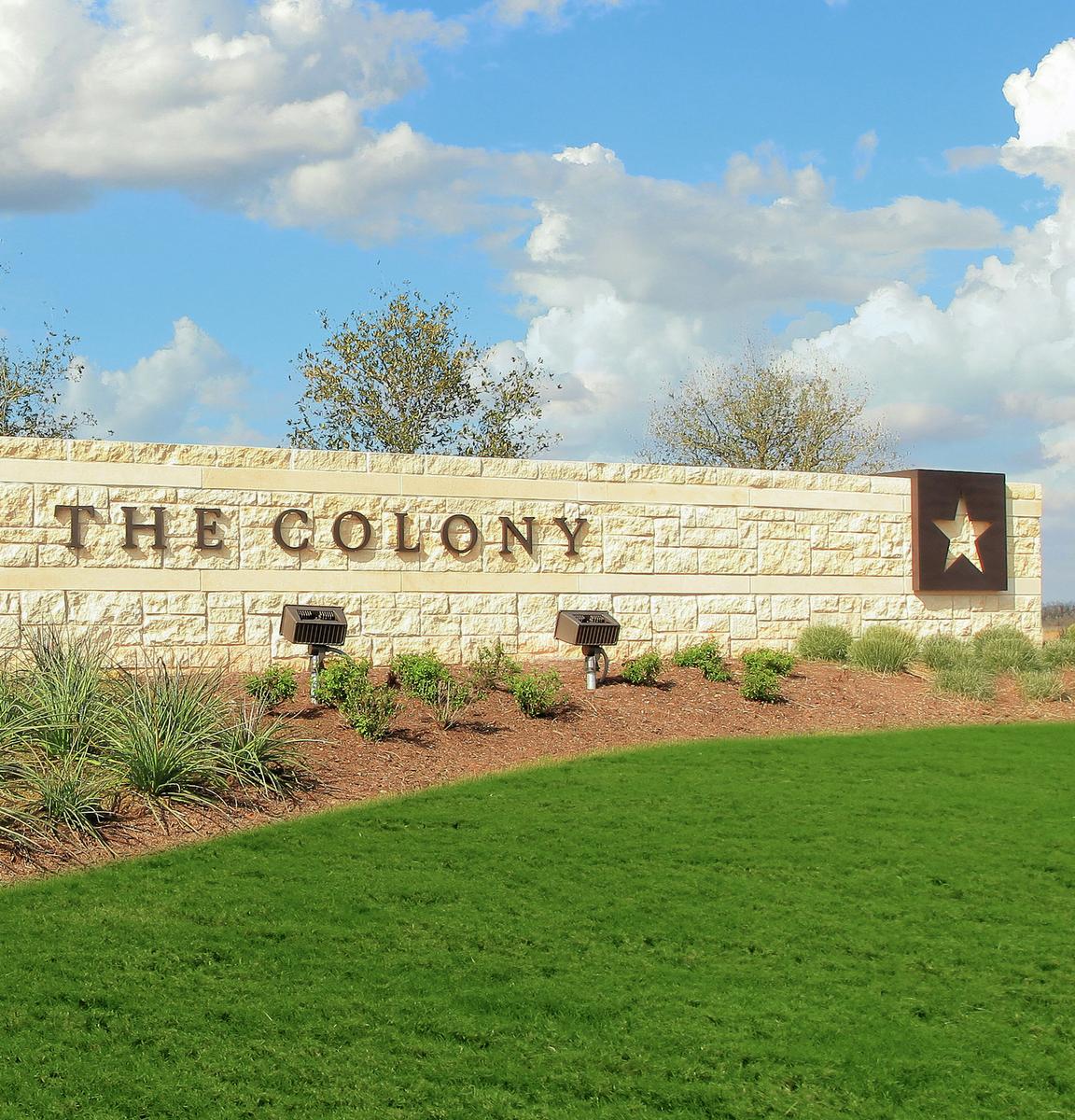 Monument at The Colony.