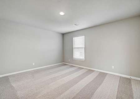 Carpeted secondary bedroom has all the natural lighting and space you could ever want. 